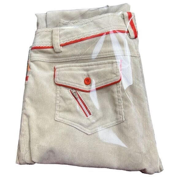 Louis Castel Women’s Vintage Corduroy Jeans. Khaki Color size 67/ 26 Golf Pants - Picture 11 of 12